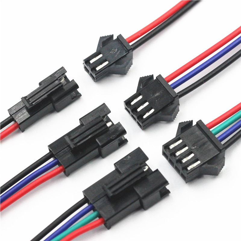 5對(duì) SM對(duì)插線 2P 3P 4P 對(duì)插 連接線 2.54MM 連接器 20CM30CM40CM